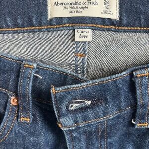 Abercrombie & Fitch Blue Straight Leg Jeans